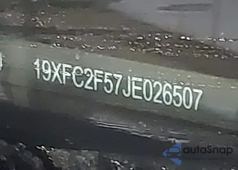 2018 Honda Civic Lx from USA, damaged, VIN 19XFC2F57JE026507